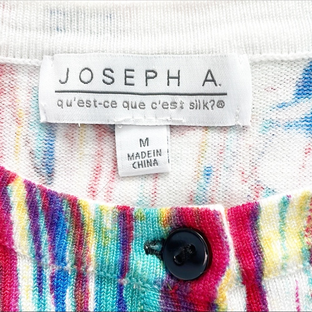 Joseph A. Colorful Button Up Cardigan (M) - Picture 7 of 8